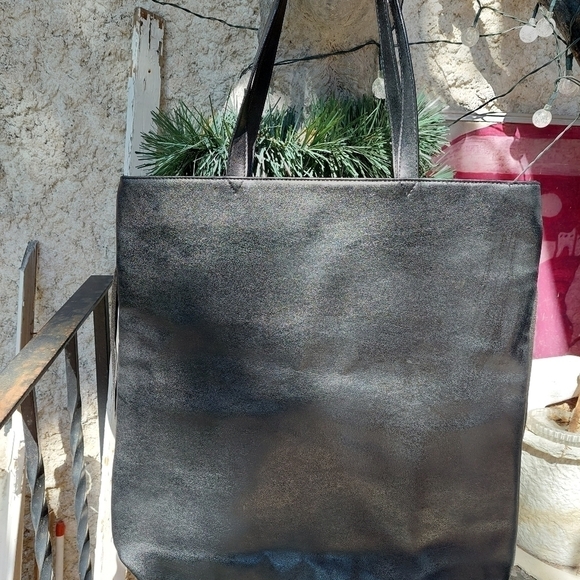 Victoria's Secret Black Fringe Tote - Picture 2 of 4